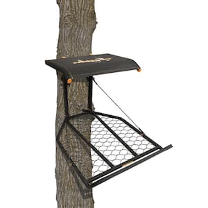The Boss XL Wide Stance Hang on 1-Person Deer Hunting Tree Stand Platform
