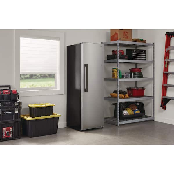 Vissani 11 cu. ft. Convertible Upright Freezer in Stainless Look