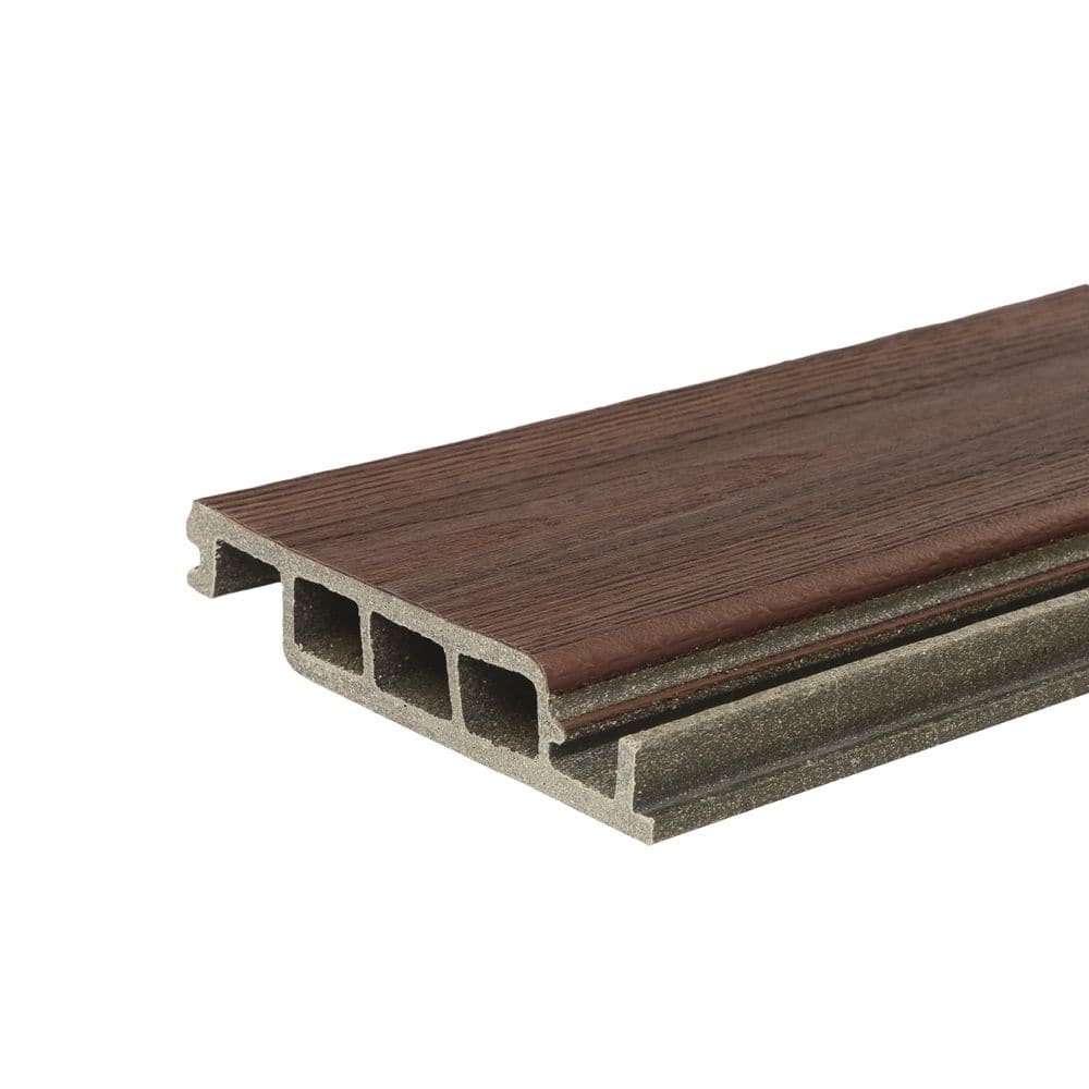 Water-Shedding 5.25 in. Sedona Red Composite Deck Board Sample price history on PriceWatchPro