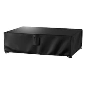 90 in. L x 62.2 in. W x 28.3 in. H Black Waterproof Outdoor Furniture Cover