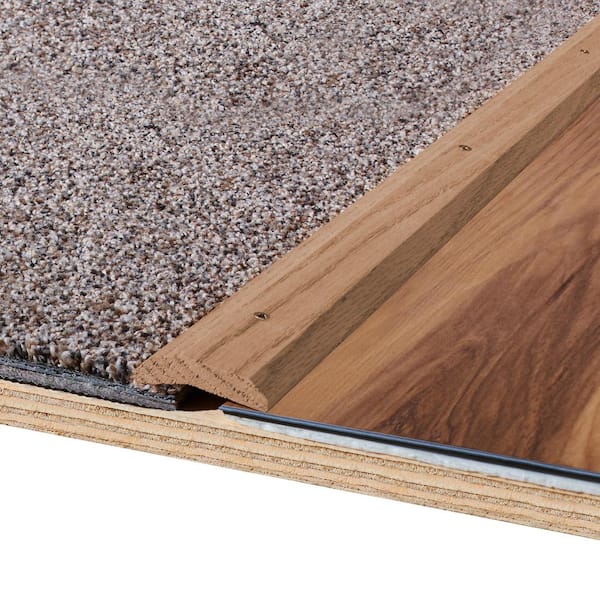 Aluminum Floor Transition Threshold Strip, Door/Carpet/Tile/Threshold  Reducer, Doorway Edge Trim for Laminate Floor Mat Carpet and Vinyl Tile  (Black