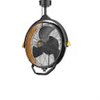 MULE Ceiling Mount Fan XL Indoor or Outdoor Matte Black 18
