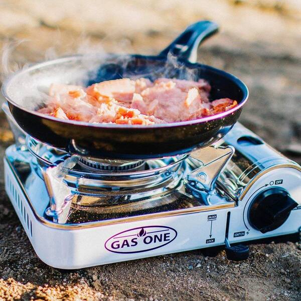 8-Piece Mini Camping Stove Cookware Set – Portable Butane/Propane Burner Kit For Outdoor Hiking & Picnic