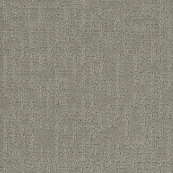 TrafficMaster West Springs  - Rockport - Gray 28 oz. SD Polyester Pattern Installed Carpet