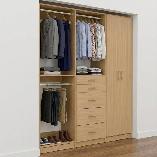 MODULAR CLOSETS Alto Collection 102 in. W White Wall Mounted