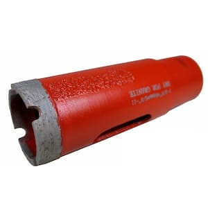1-3/8 in. Dry Diamond Core Bit with Side Strips for Granite Drilling
