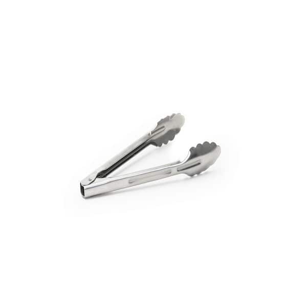 Adcraft Stainless Steel 9.5 In. Commercial Extra Heavy Utility Tongs