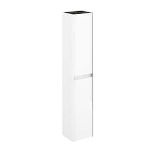 Ambra Column 11.8 in. W x 9.3 in. D x 59.1 in. H Wall Mount Bathroom Column in Gloss White