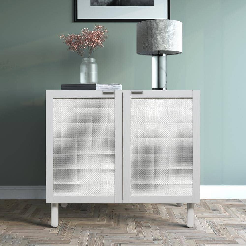 Orre White 2-Door Cabinet
