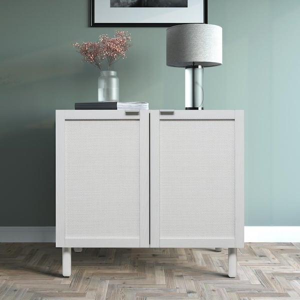 Orre White 2-Door Cabinet