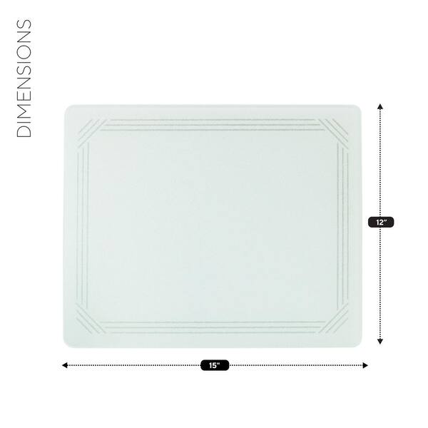 Vance 81512CST-I05 Vance 15 x 12 Ikat Ink Blots Surface Saver Tempered Glass Cutting Board Vance 81512CST-I05 Vance 15 x 12 Ikat Ink Blots Surface Saver Tempered Glass Cutting Board