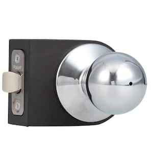 Orbit Bright Chrome Privacy Bed/Bath Door Knob