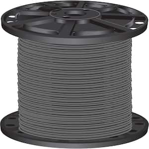 2,500 ft. 10 Gray Solid CU THHN Wire