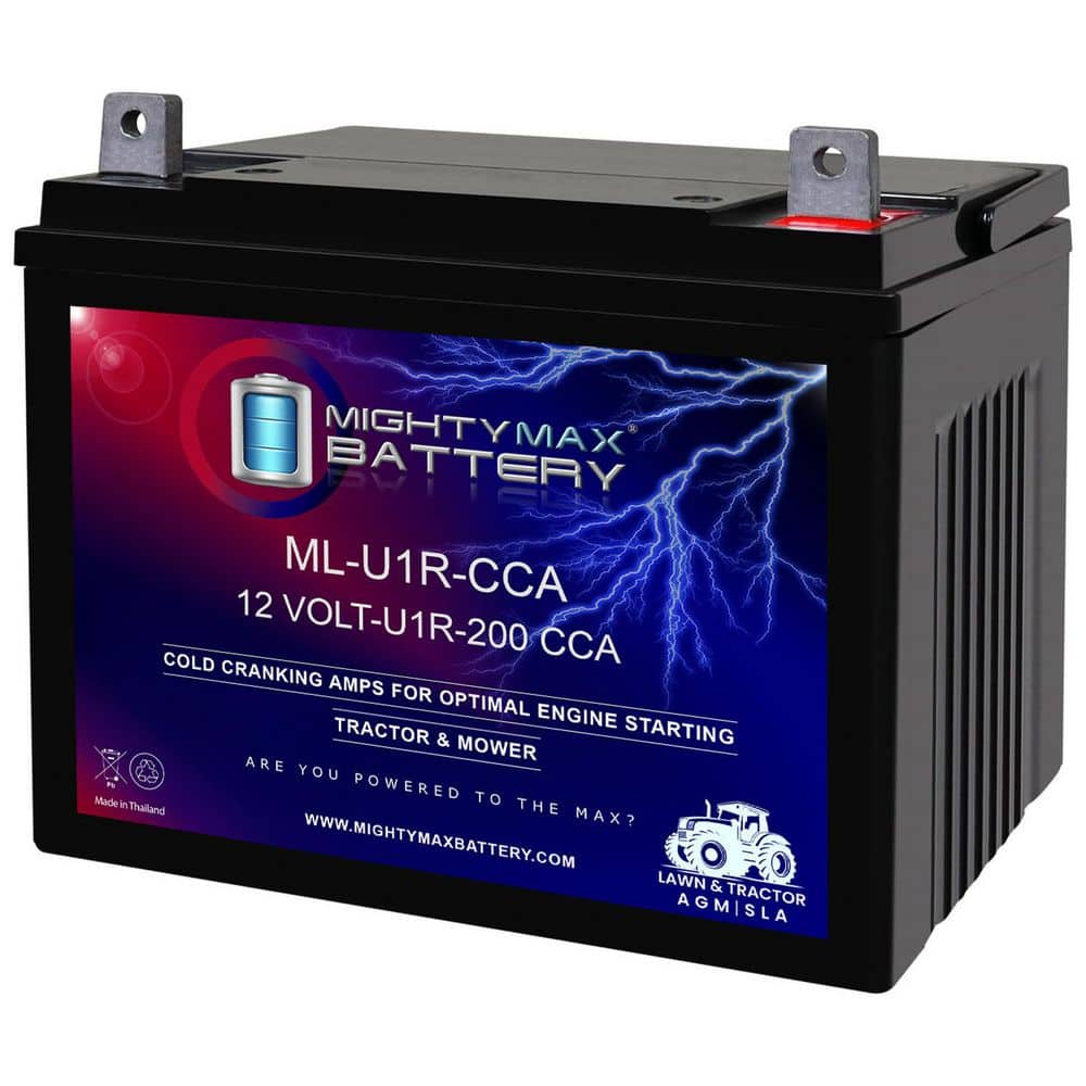 カマタマーレ讃岐　サイズL MIGHTY MAX BATTERY ML-U1-CCA-XRP 12-Volt 200CCA Replacement