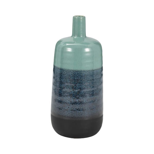 Liv & Skye 13 in. Multi-Colored Stoneware Speckled Decorative Vase