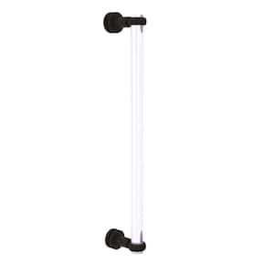 Clearview 18 in. Single Side Shower Door Pull with Twisted Accents in Oil Rubbed Bronze