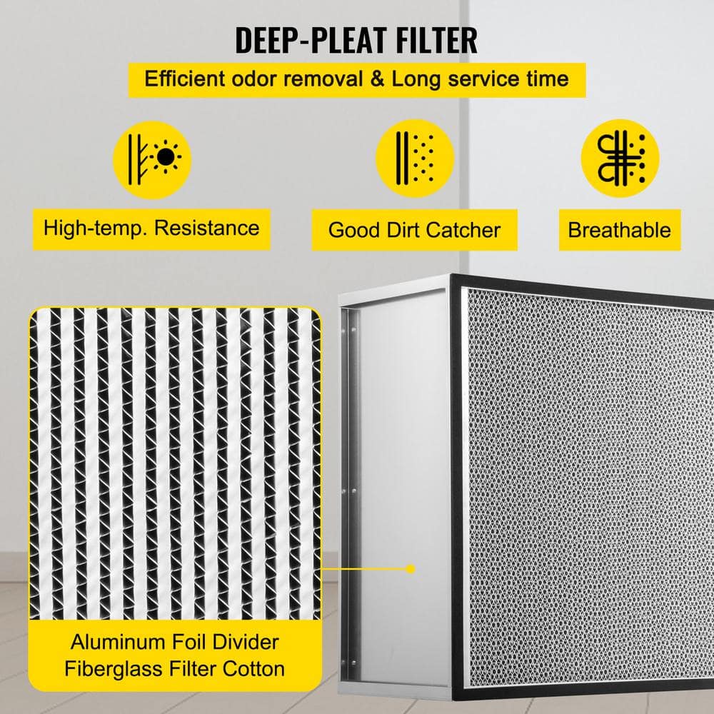 Large Silver HEPA Air Purifier Filter
