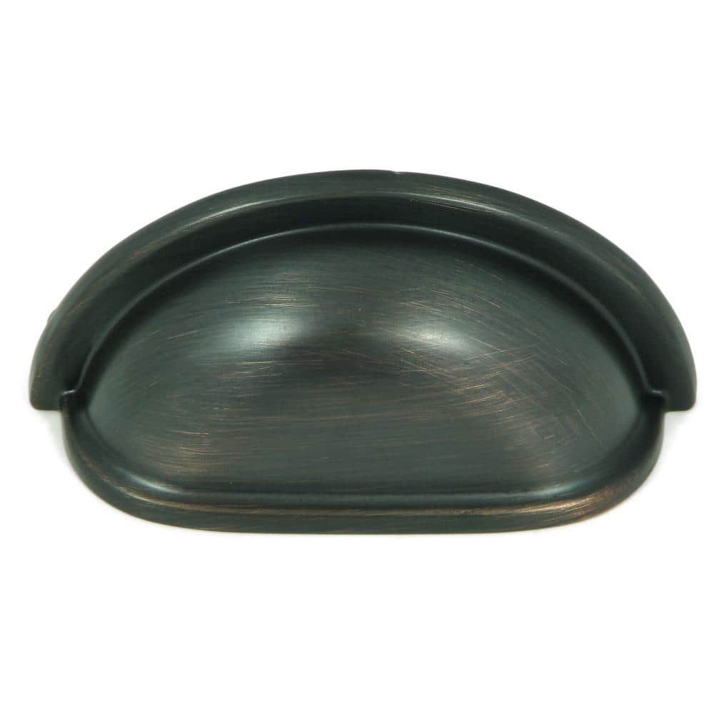 Stone Mill Hardware 3 in. Center-to-Center Oil Rubbed Bronze Cup ...