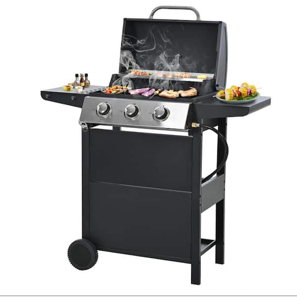 Reviews for Stainless Steel 3Burner Propane Gas Grill, 25,500 BTU