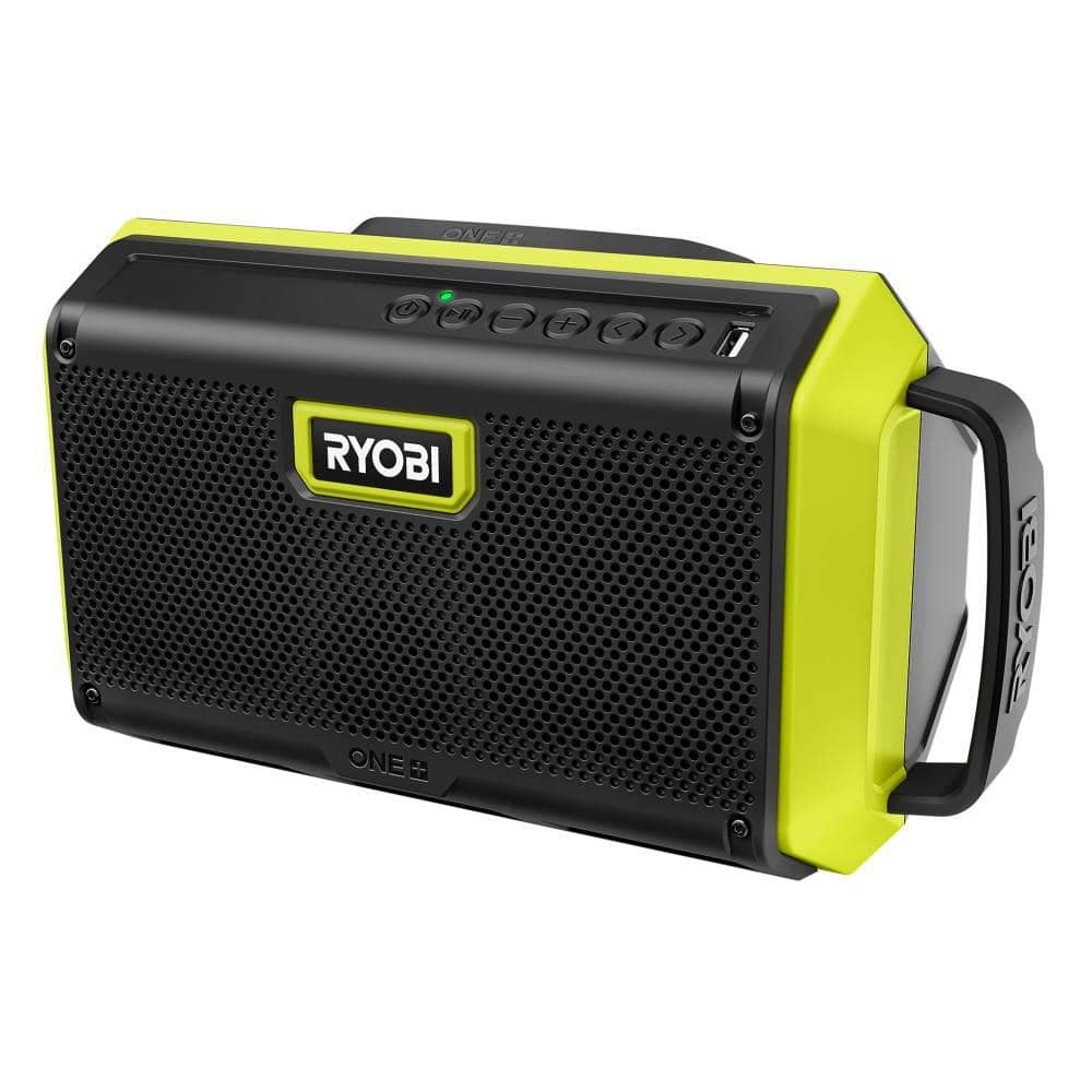 Bemiddelaar ik ben gelukkig Vrijgevigheid RYOBI ONE+ 18V Speaker with Bluetooth Wireless Technology (Tool Only)  PAD01B - The Home Depot