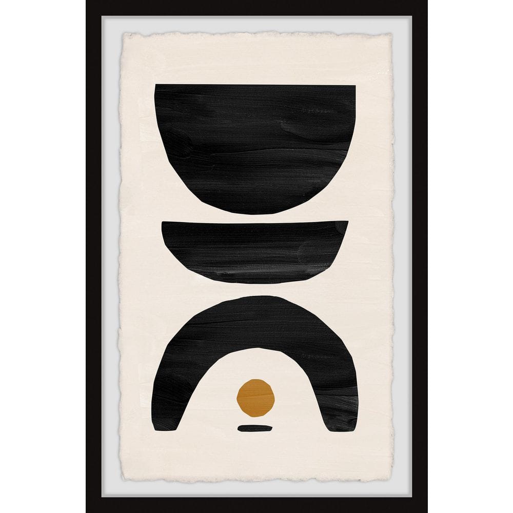 Lonely Dot by Marmont Hill Framed Abstract Art Print 12 in. x 8 in.