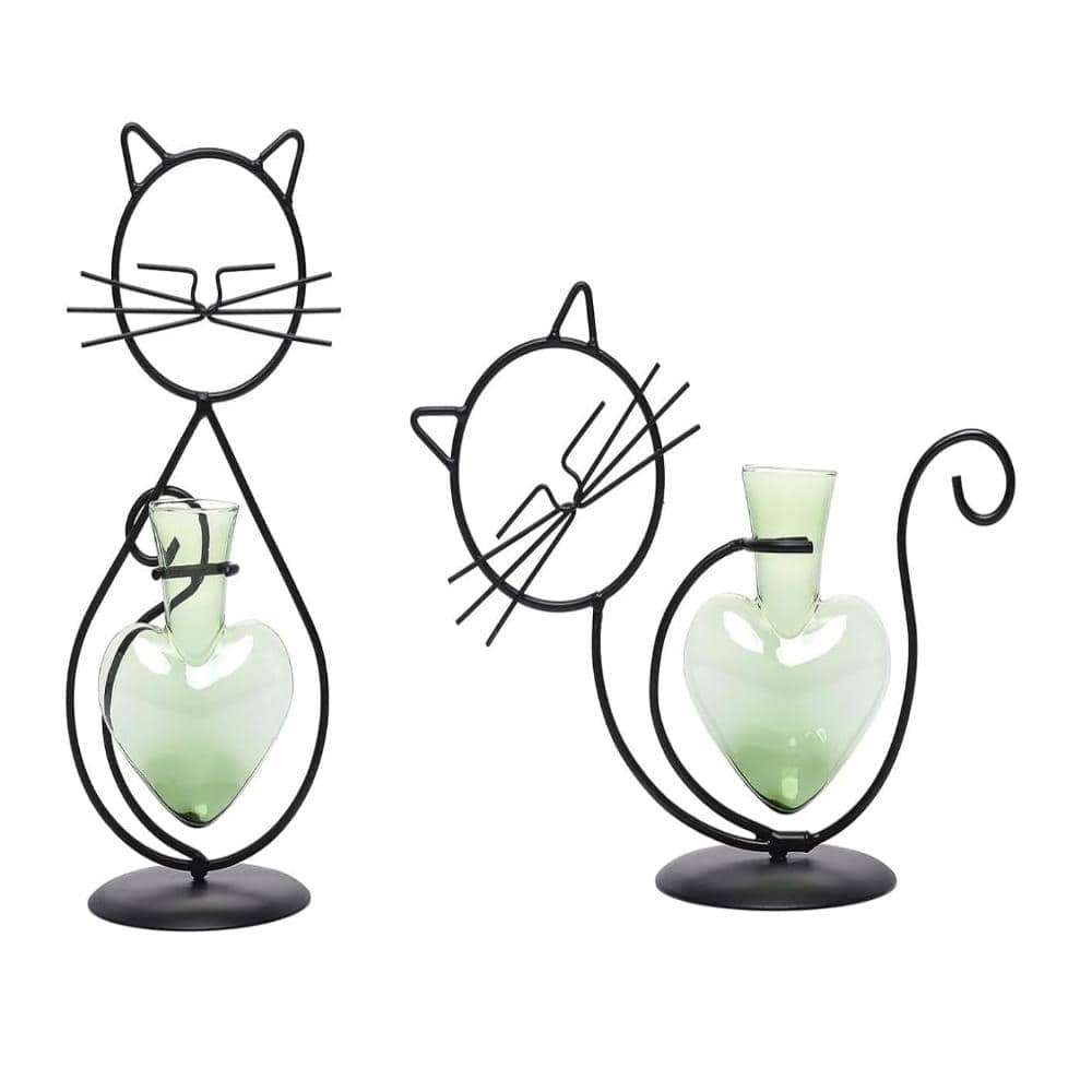 Cat Shaped Propagation Station, Desktop Plant Terrarium, Cat Lover Gifts price history on PriceWatchPro