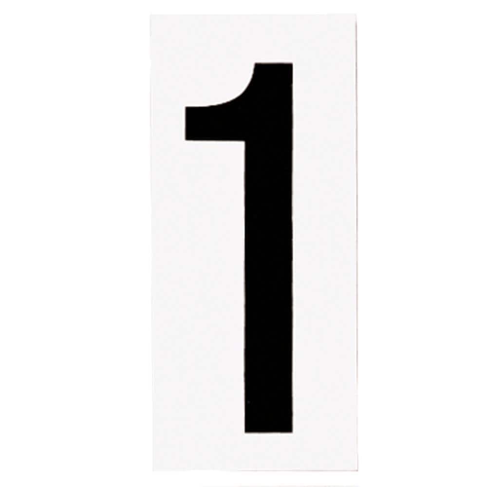 Address Light Number #1 White Background Outdoor Accessory for P5968-31WB