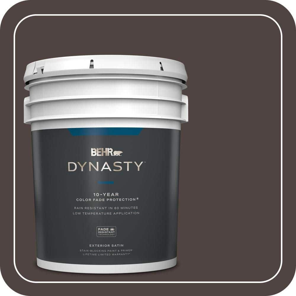 5 gal. #QE-24 Manchester Brown Satin Enamel Exterior Stain-Blocking Paint & Primer price history on PriceWatchPro