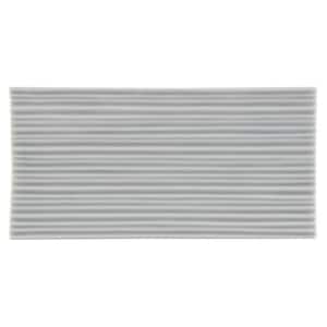 Delphi Sky Blue 4.33 in. x 8.66 in. Polished Glass Fluted Subway Wall Tile (6.24 Sq. Ft./Case)