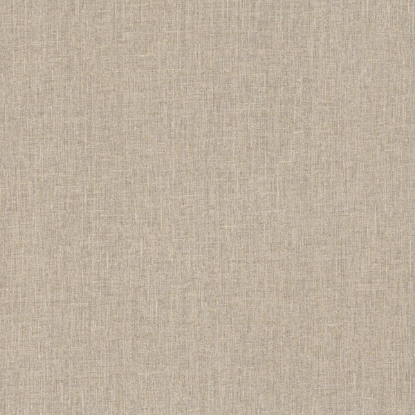 393.6 in. x 27 in. Brown Cromie Wallpaper Roll
