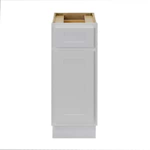 12 in. W x 21 in. D x 32.5 in. H 1-Drawer Bath Vanity Cabinet Only in White