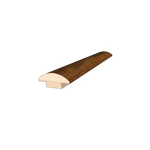 Honeystone 0.445 in. Thick x 1-1/2 in. Width x 78 in. Length Hardwood T-Molding