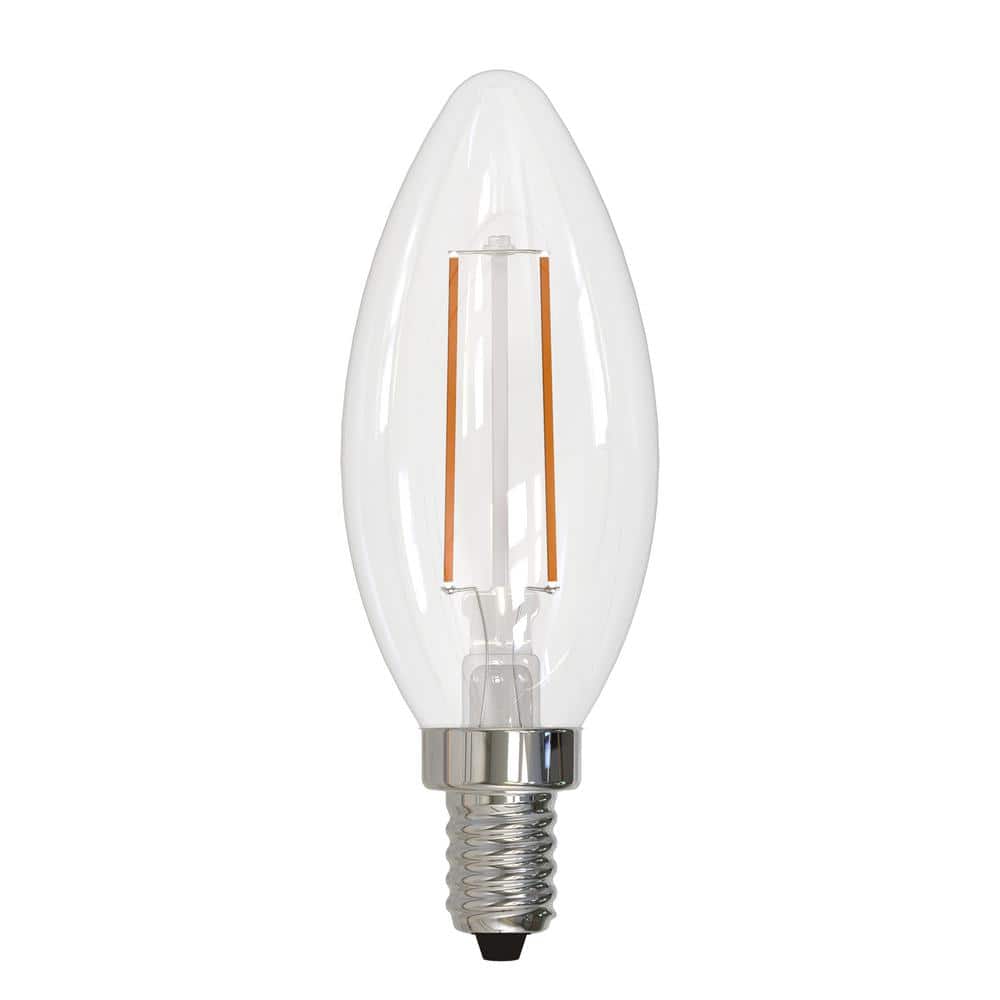 40 - Watt Equivalent Warm White Light B11 (E12) Candelabra Screw Base Dimma