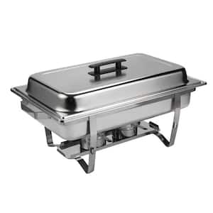 8 Qt. 4-Sets of 5-Prieces Buffet Catering Dish for Home and Outdoor Chafing Dish Set with Stand