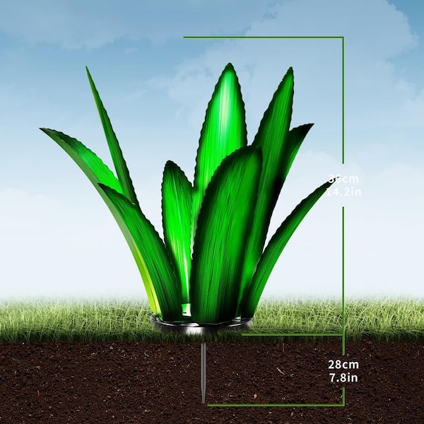 Plantes D'agave En Métal Pour Cour Extérieure 27CM,Art Décoration