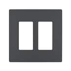 Legrand Radiant Screwless Wall Plates for Decorator Rocker Outlets RWP262GCC6 2-Gang Graphite 