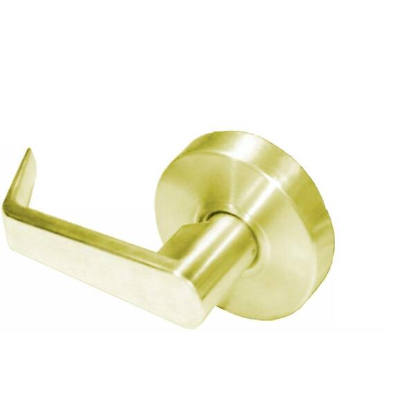 Taco LSV Saturn Series Standard Duty Bright Brass Grade 2 Commercial Cylindrical Dummy Door Handle