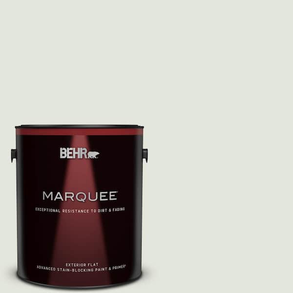BEHR MARQUEE 1 gal. #BL-W06 Whispering Waterfall Flat Exterior Paint & Primer