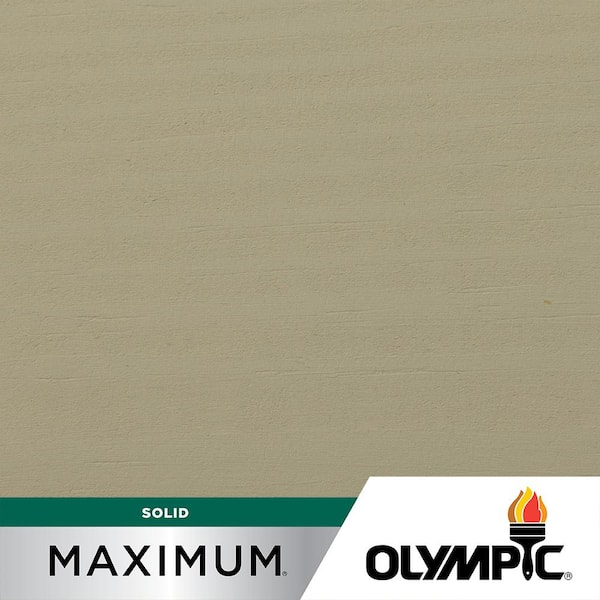 Olympic Maximum 1 Gal SC-1071 Sandstone Solid Color Exterior Stain and Sealant in One