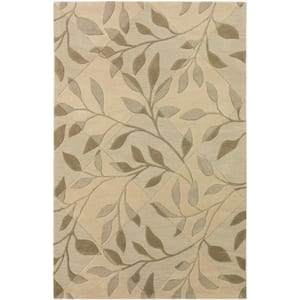 Ascot 21 Diamond Floral Ivory 9 ft. x 13 ft. Area Rug