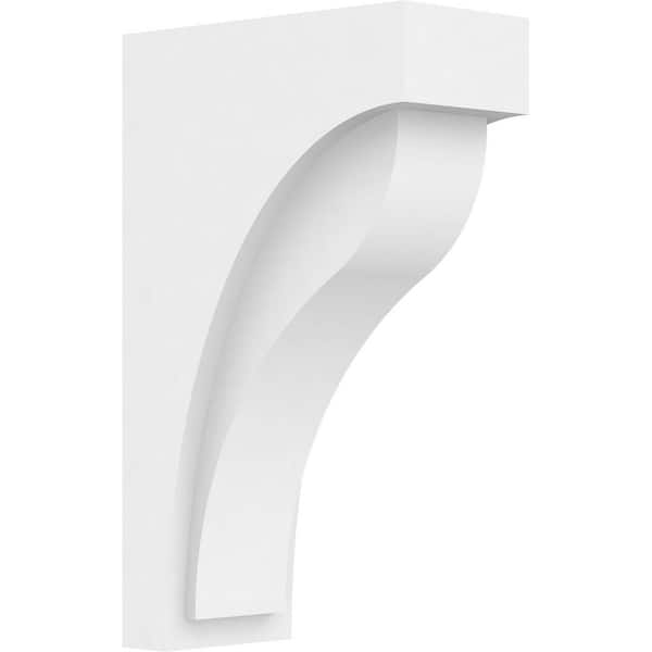 Ekena Millwork 3-1/2 in. x 11-5/8 in. x 7 in. Standard Helena Unfinsihed Architectural Grade PVC Corbel