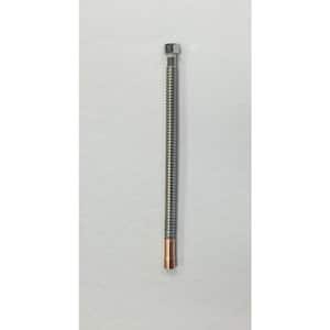 3/4 in. FIP X 3/4 in. Sweat x 24 in. Corrugated Stainless Steel Water Connector