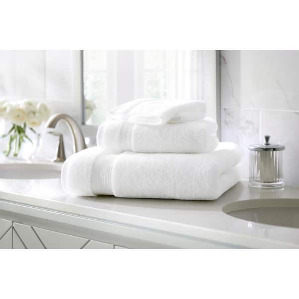 Lena Black and White Bath Towels  White bath towels, White hand towels,  Bath towels
