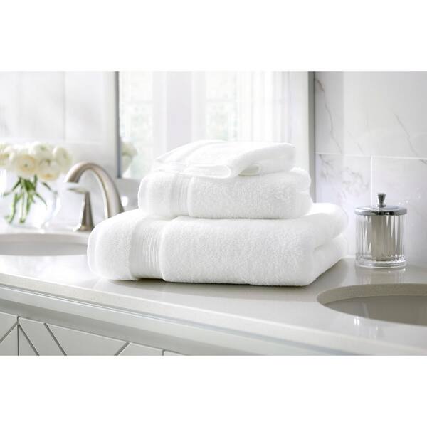 Home Decorators Collection Egyptian Cotton Shadow Gray Bath Sheet