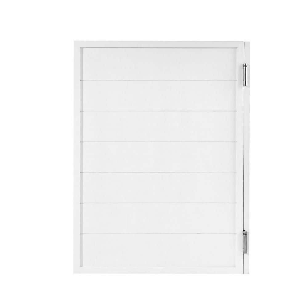 32 in. x 42 in. White Saloon Swinging Doors, Single Swinging Interior Cafe Doors with Hinges and Hardware kit price history on PriceWatchPro