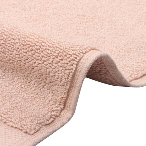 A1 Home Collections Feather Touch Quick Dry Rose Dust 20 in. x 33 in. 700  GSM Solid 100% Organic Cotton Bath Mat A1HCBM-Rose - The Home Depot