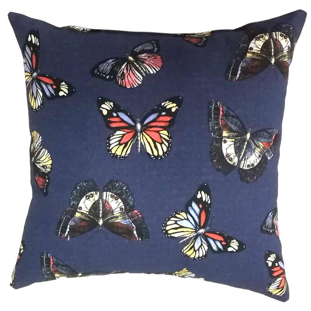 US SELLER living room pillows for sale retro butterfly cushion cover 