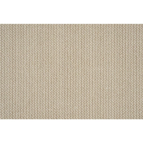 Natural Harmony Panorama Tweed Camel Custom Area Rug with Pad
