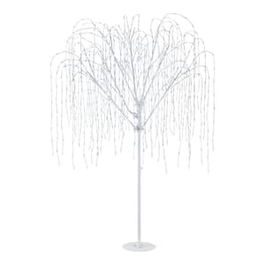 7 ft. LED Willow Tree Holiday Yard Decoration