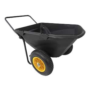 7 cu. ft. Heavy Duty Utility Yard Garden Wheelbarrow Cub Cart